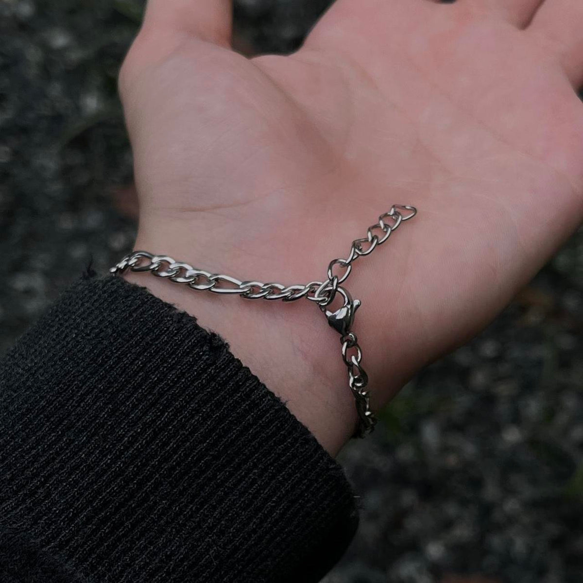 4 MM Figaro Chain Bracelet